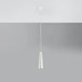 Ceramic Pendant Light With Electra Lamp - Cafe Au Lait