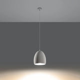 Ceramic Pendant Light With Flawiusz Lamp - Cafe Au Lait