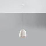 Ceramic Pendant Light With Flawiusz Lamp - Cafe Au Lait