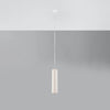 Ceramic Pendant Light With Nancy Lamp - Cafe Au Lait