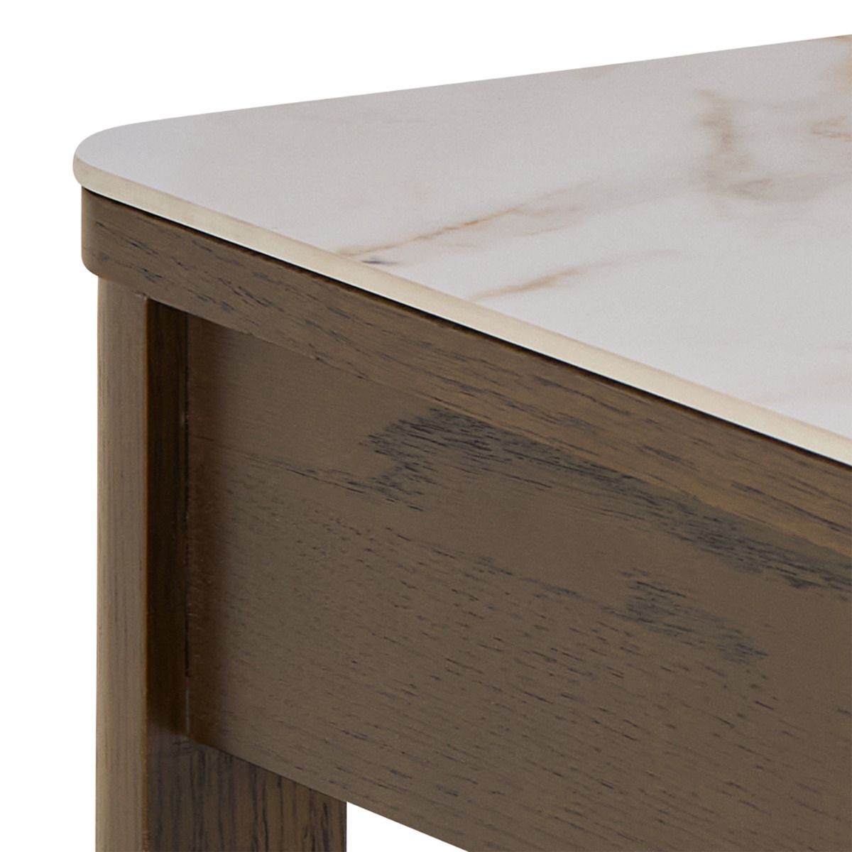 Ceramic Side Table Square With 1 Drawer - Southampton