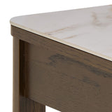 Ceramic Side Table Square With 1 Drawer - Southampton