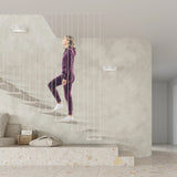 Ceramic Wall Light With Leo Glass Lamp - Cafe Au Lait