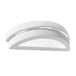 Ceramic Wall Light With Helios Glass Lamp - Cafe Au Lait