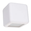 Ceramic Wall Light With Nesta Glass Lamp - Cafe Au Lait
