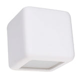 Ceramic Wall Light With Nesta Glass Lamp - Cafe Au Lait