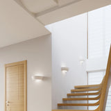 Ceramic Wall Light With Oskar Glass Lamp - Cafe Au Lait