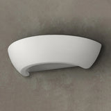 Ceramic Wall Light With Oskar Glass Lamp - Cafe Au Lait