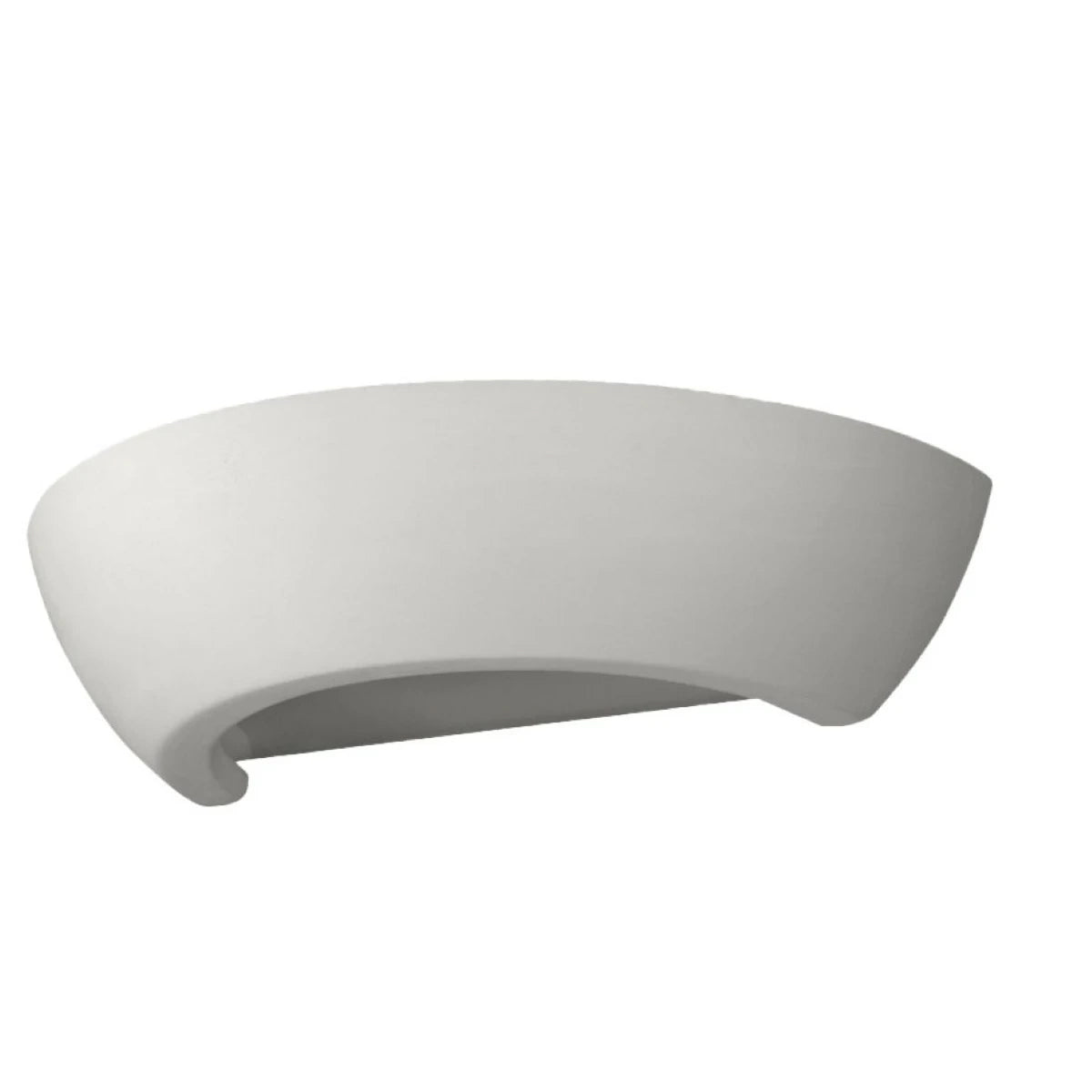 Ceramic Wall Light With Oskar Glass Lamp - Cafe Au Lait