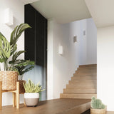 Ceramic Wall Light With Samir Glass Lamp - Cafe Au Lait