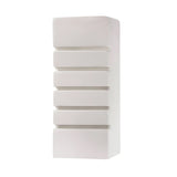 Ceramic Wall Light With Samir Glass Lamp - Cafe Au Lait