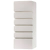 Ceramic Wall Light With Samir Glass Lamp - Cafe Au Lait