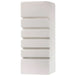 Ceramic Wall Light With Samir Glass Lamp - Cafe Au Lait