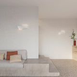 Ceramic Wall Light With Sigma Glass Lamp - Cafe Au Lait