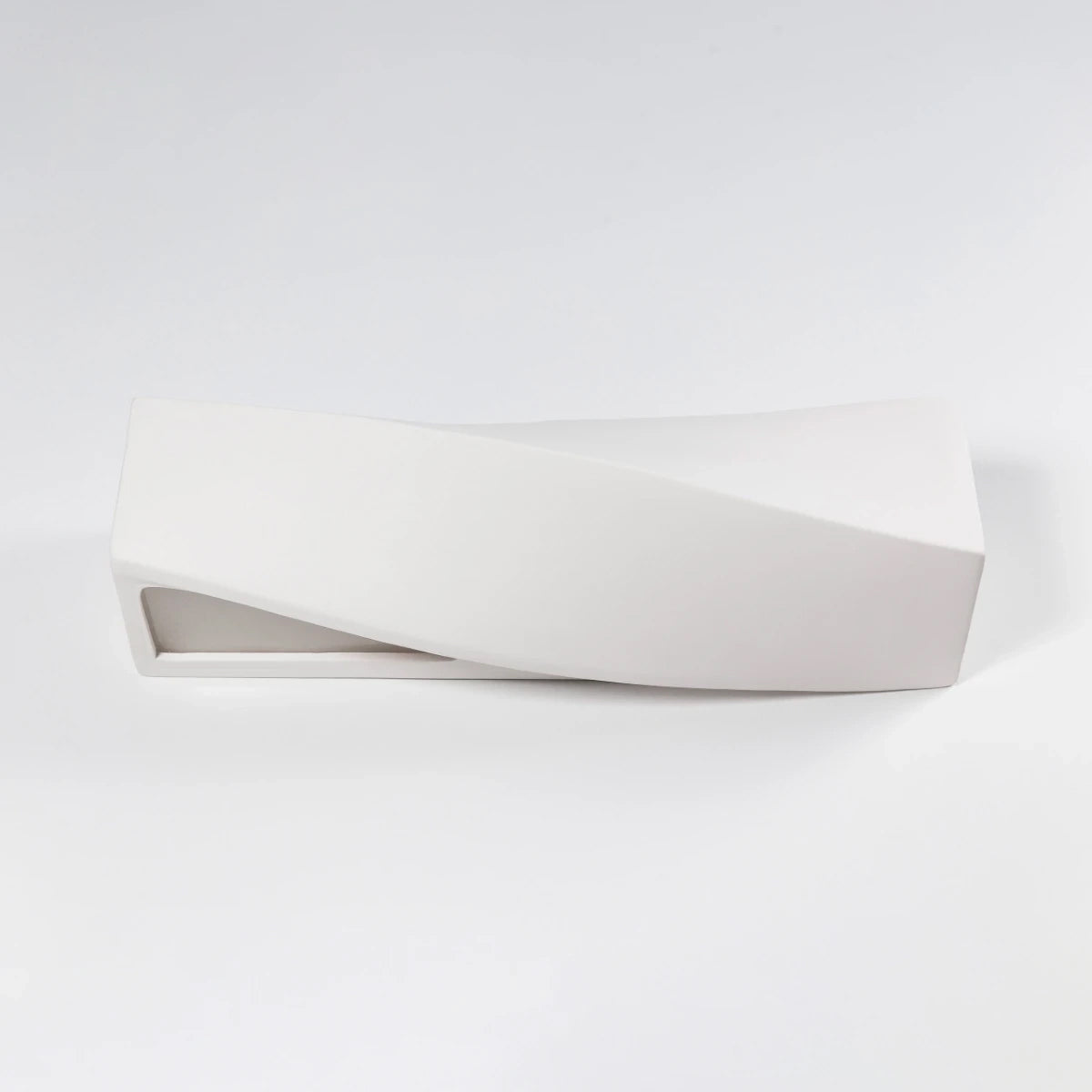 Ceramic Wall Light With Sigma Glass Lamp - Cafe Au Lait