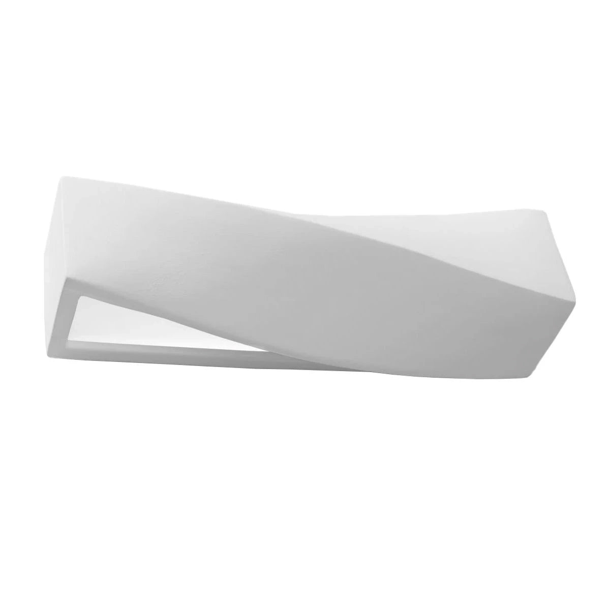 Ceramic Wall Light With Sigma Glass Lamp - Cafe Au Lait