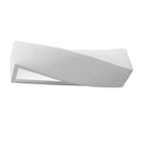 Ceramic Wall Light With Sigma Glass Lamp - Cafe Au Lait