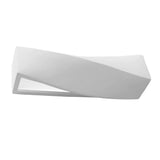 Ceramic Wall Light With Sigma Glass Lamp - Cafe Au Lait