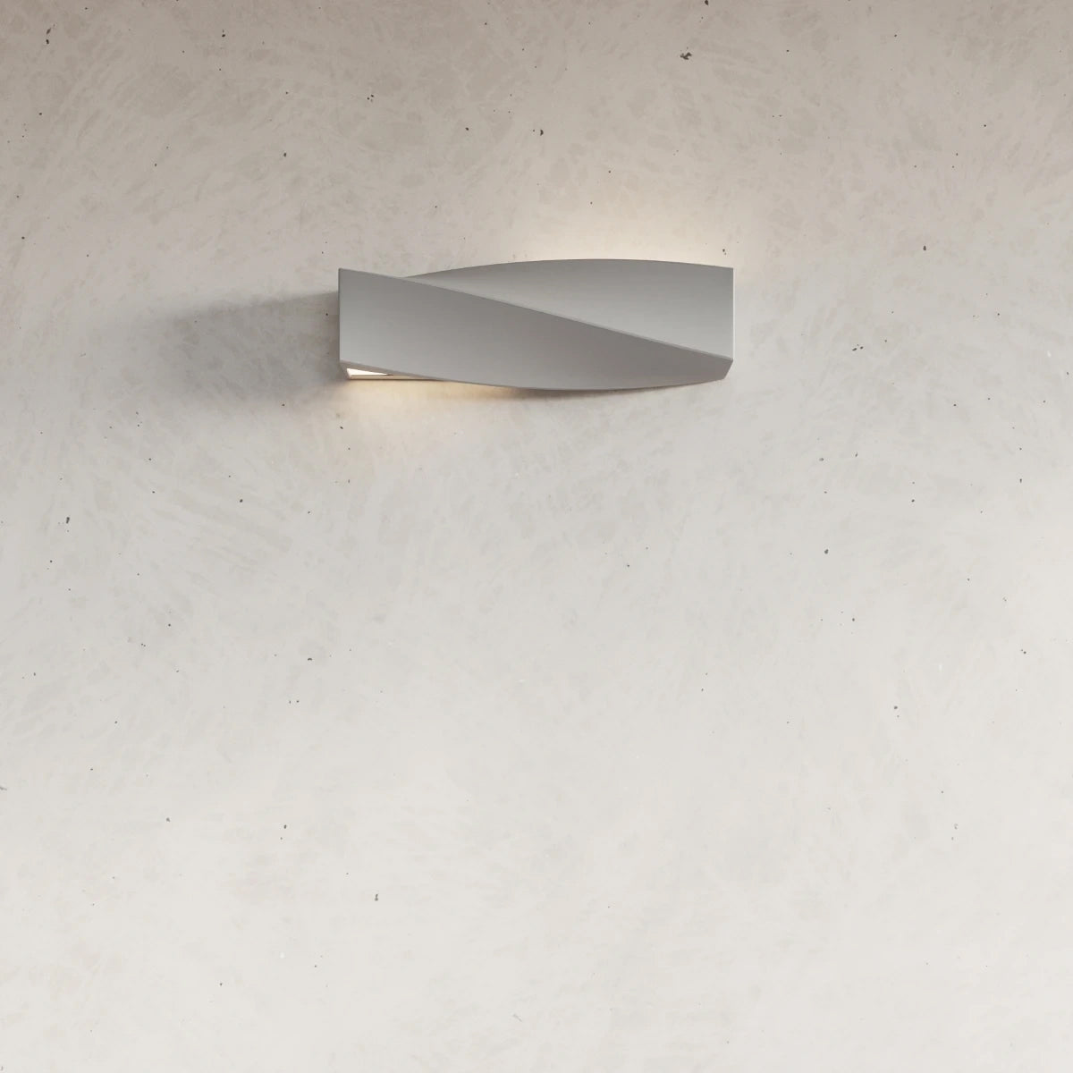Ceramic Wall Light With Sigma Glass Lamp - Cafe Au Lait