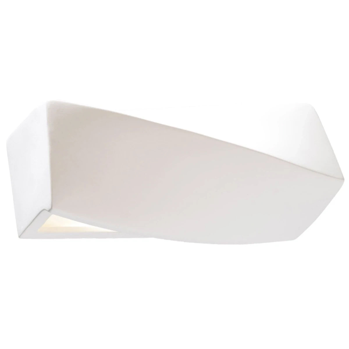 Ceramic Wall Light With Sigma Mini Glass Lamp - Cafe Au Lait