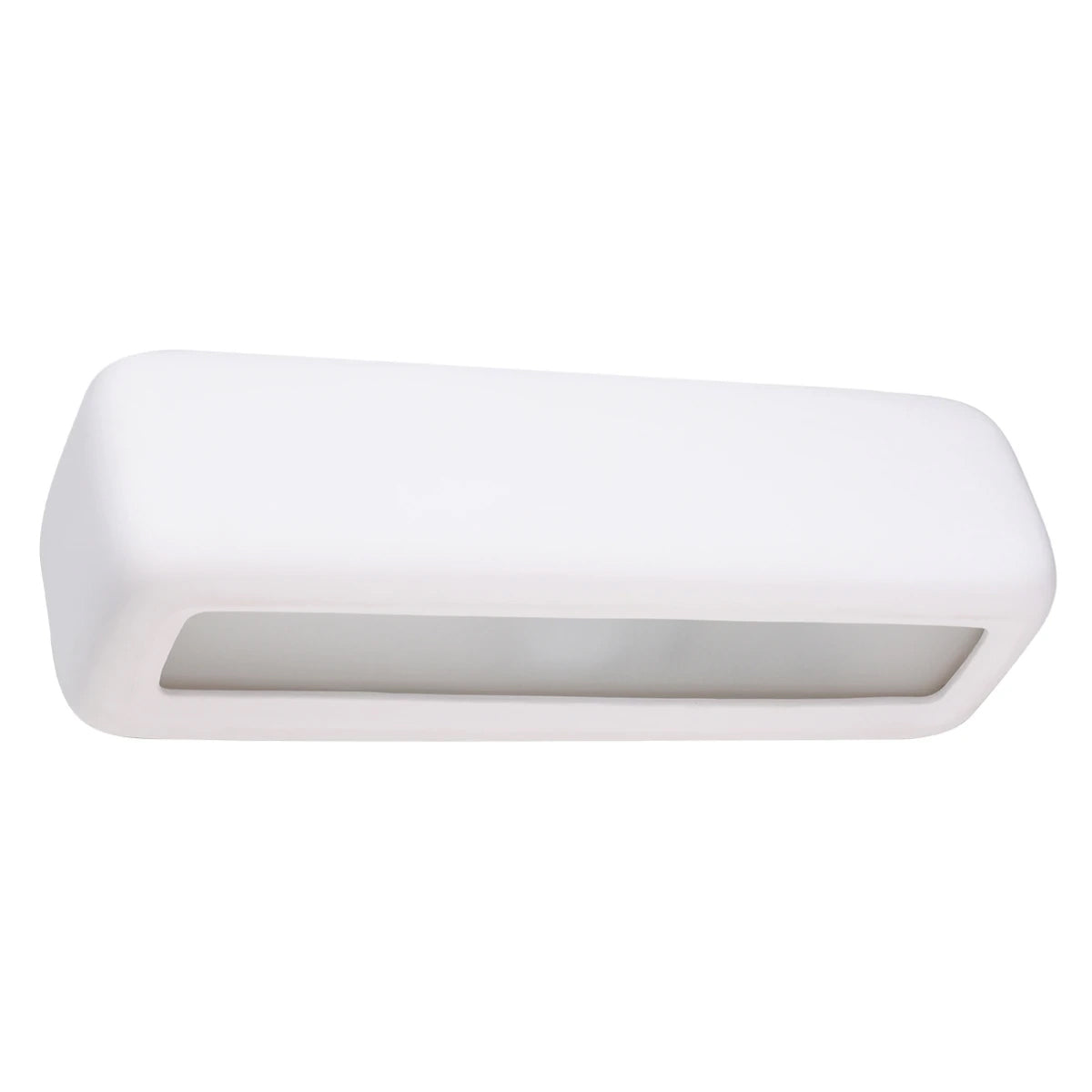 Ceramic Wall Light With Subani Glass Lamp - Cafe Au Lait