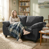 Chenille Fabric 2 Seater Sofa 156cm Wide - Velmora