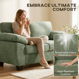 Chenille Fabric 2 Seater Sofa 156cm Wide - Velmora