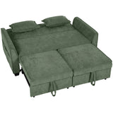 Chenille Fabric 2 Seater Sofa Bed 167cm Wide - Velmora