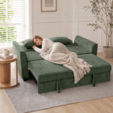 Chenille Fabric 2 Seater Sofa Bed 167cm Wide - Velmora