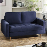 Chenille Fabric 2 Seater Sofa - Henrietta