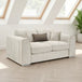 Chenille Fabric 2 Seater Sofa - Naples