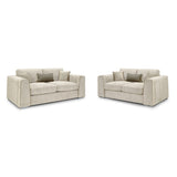 Chenille Fabric 3 + 2 Seater Sofa Set - Naples