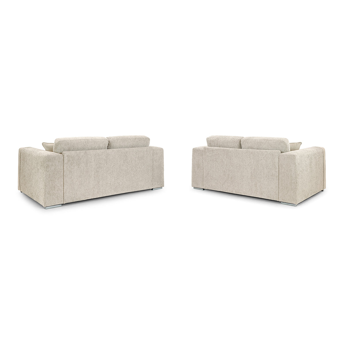 Chenille Fabric 3 + 2 Seater Sofa Set - Naples