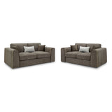 Chenille Fabric 3 + 2 Seater Sofa Set - Naples