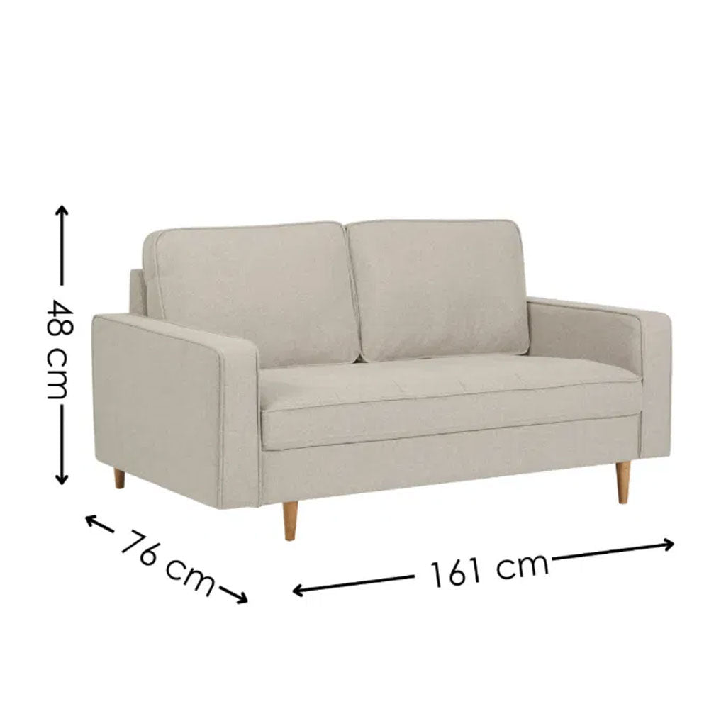Chenille Fabric 3 Seater Sofa - Henrietta