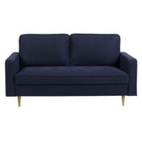 Chenille Fabric 3 Seater Sofa - Henrietta