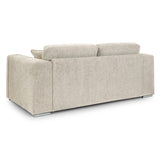 Chenille Fabric 3 Seater Sofa - Naples