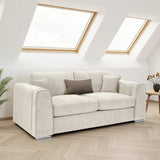 Chenille Fabric 3 Seater Sofa - Naples