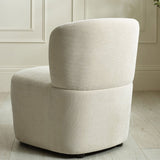 Chenille Fabric Accent Chair - Lunetta