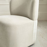 Chenille Fabric Accent Chair - Lunetta