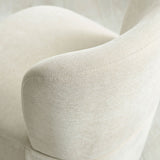 Chenille Fabric Accent Chair - Lunetta