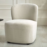 Chenille Fabric Accent Chair - Lunetta