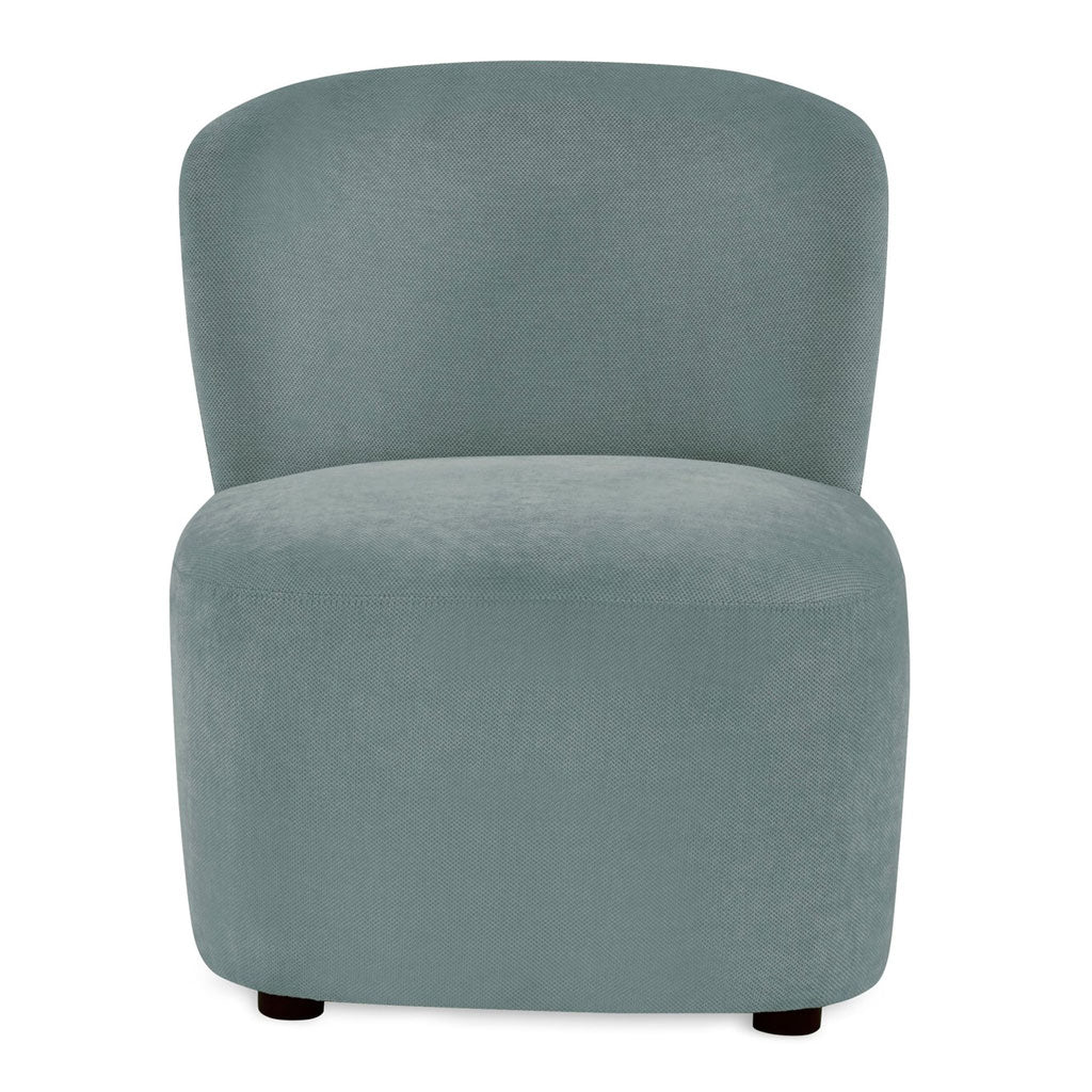 Chenille Fabric Accent Chair - Lunetta