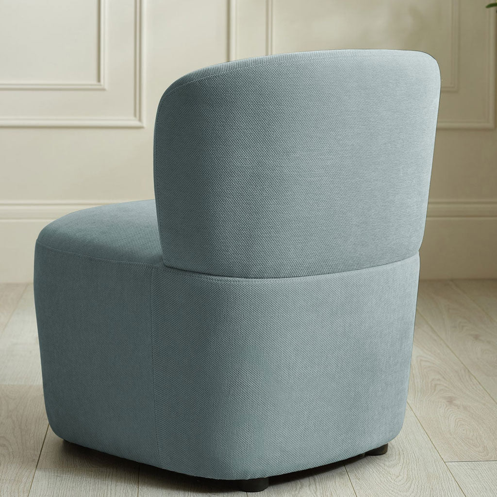 Chenille Fabric Accent Chair - Lunetta