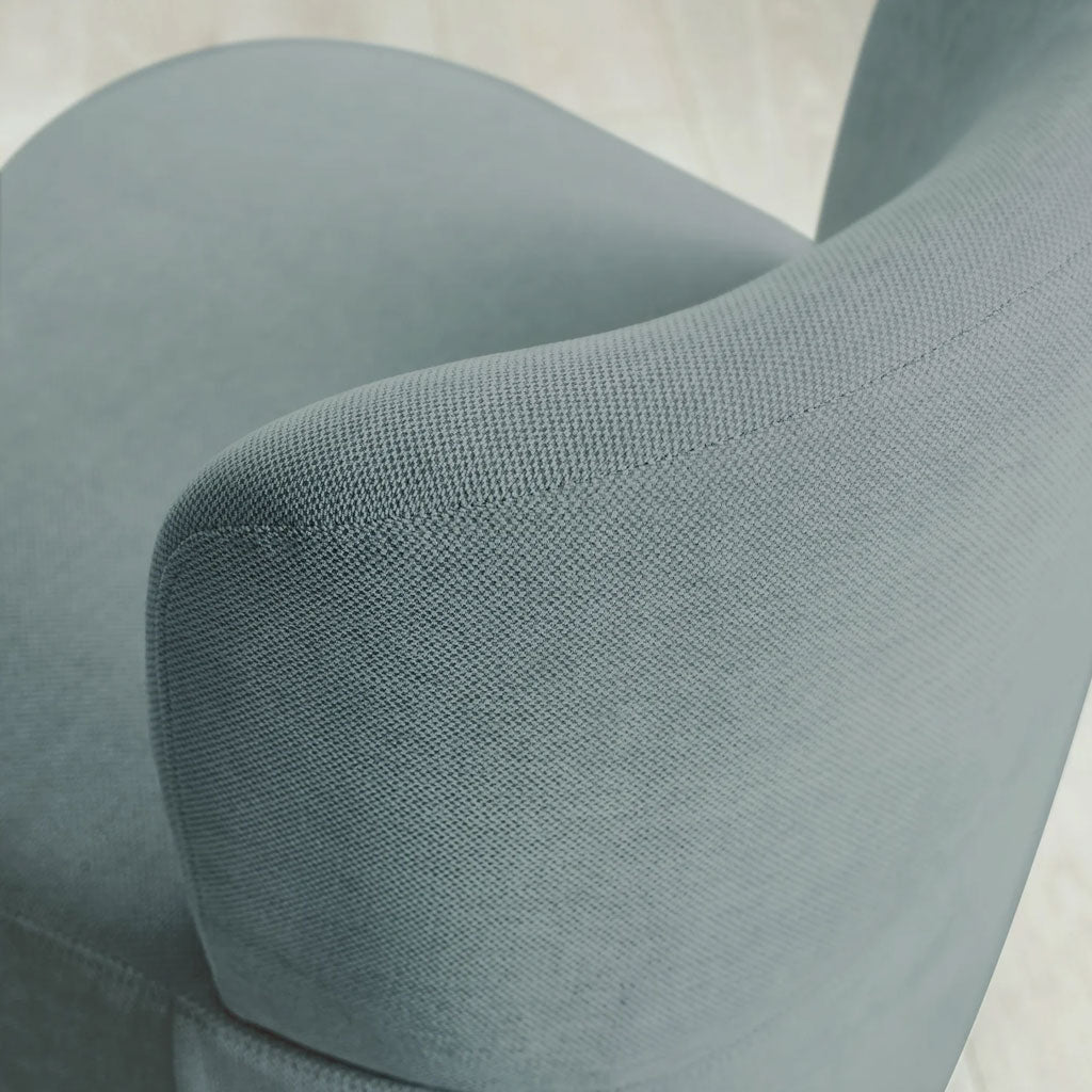 Chenille Fabric Accent Chair - Lunetta
