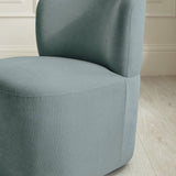 Chenille Fabric Accent Chair - Lunetta