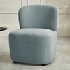 Chenille Fabric Accent Chair - Lunetta