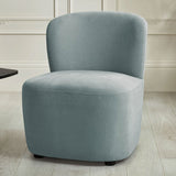 Chenille Fabric Accent Chair - Lunetta