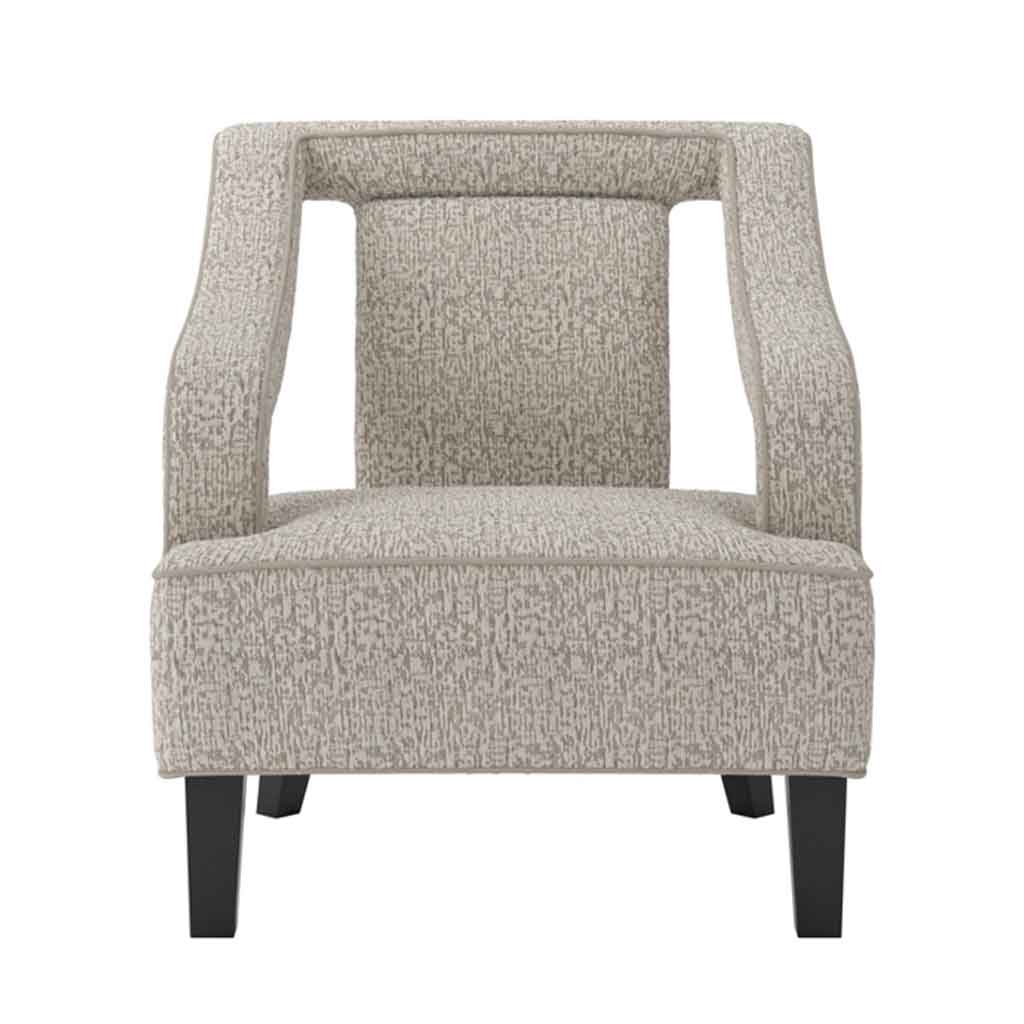 Chenille Fabric Accent Chair - Sofia