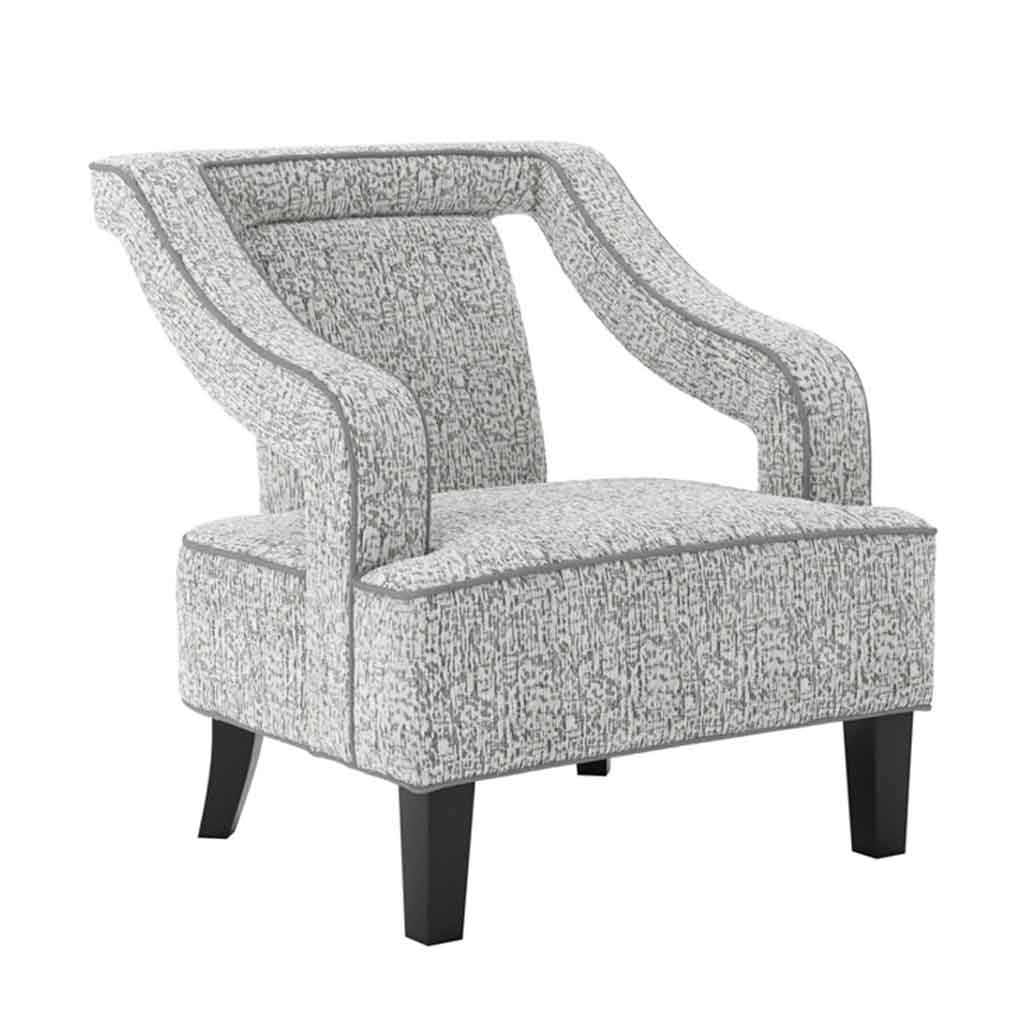 Chenille Fabric Accent Chair - Sofia